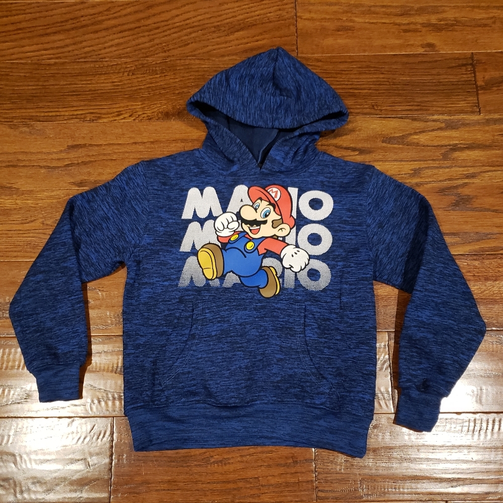 Super Mario Child's Pullover Hoodie - Size S